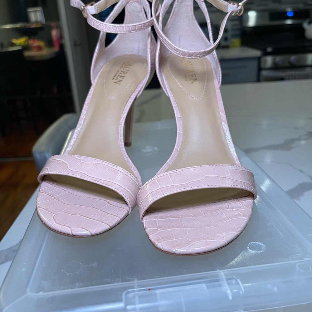 Polo by Ralph Lauren Pink Heeled Sandals